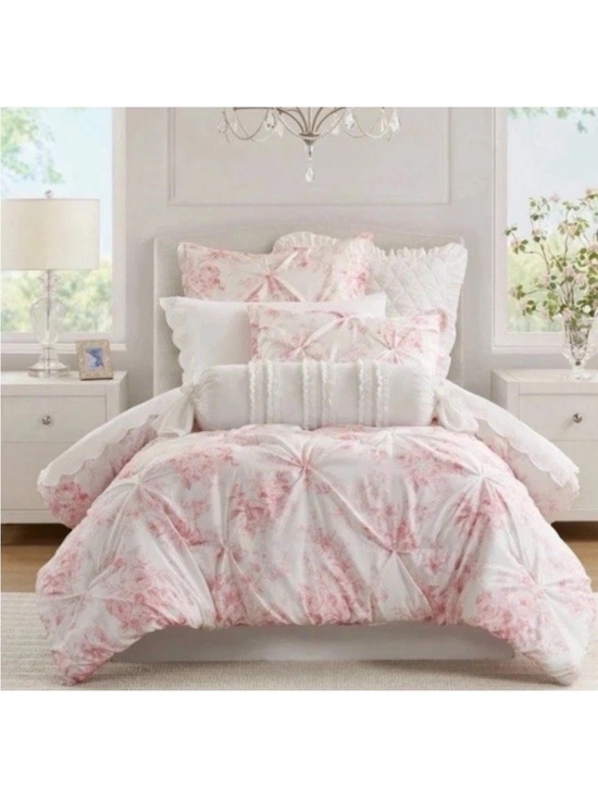 Armoire Collection Other - Retired Armoire Collection Pink Toile Full/Queen Reversible Comforter NWT